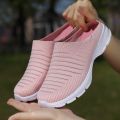 Men Slippers Summer Mesh Breathable Home Indoor Slippers Men Thick Bottom Slides Fashion Couple Walking Shoes Chanclas Hombre. 