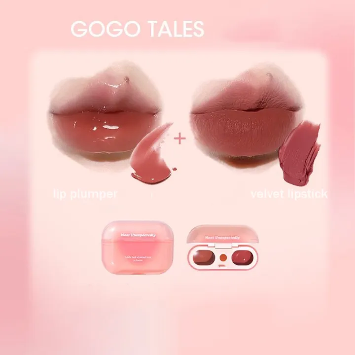 GOGO%20TALES%20Double%20Lip%20Gloss%20Mirror%20Finish%20Nude%20Color%20Korean%20Lipstick%20Matte%20Non-Sticky%20Lip%20Mud%20Long-Lasting%20Vegan%20Makeup%20-%20Image%202