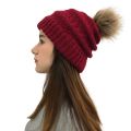 Men Women Winter Fluff Crochet Hat Wool Knit Warm Caps.