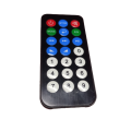 Universal IR Remote Controller for Car Audio MP3 MP4, 21 Buttons, Black, CR2025 Battery, Lightweight Design. 