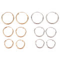 3 Pair/Set Fashion Women Girl Simple Round Circle Small Ear Stud Earring
 Podazz. 