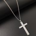 Stainless Steel Cross Necklace for Men.
