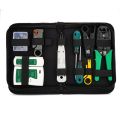 Network Cable Repair Tool Kit Set Rj45 Rj11 Cat6 Cable Tester Test Crimper Crimping Maintenance Tool Kit.