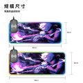 Manufacturers wholesale oversized game anime 15w wireless charging mouse pad gaming keyboard pad Amazon cross-border exclusive. 