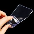 10 Pcs/set Waterproof Vertical Transparent PVC Plastic Clear Zipper ID Card Holder Pocket. 