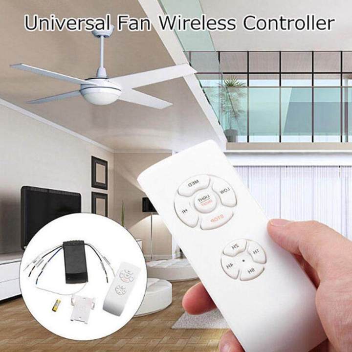 110-240V%20Universal%20Ceiling%20Fan%20Lamp%20Speed%20Remote%20Control%20Kit%20Timing%20Wireless%20-%20Image%202
