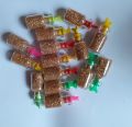 Glitter 3 Pieces bottles for Crafting- Golden Colour.