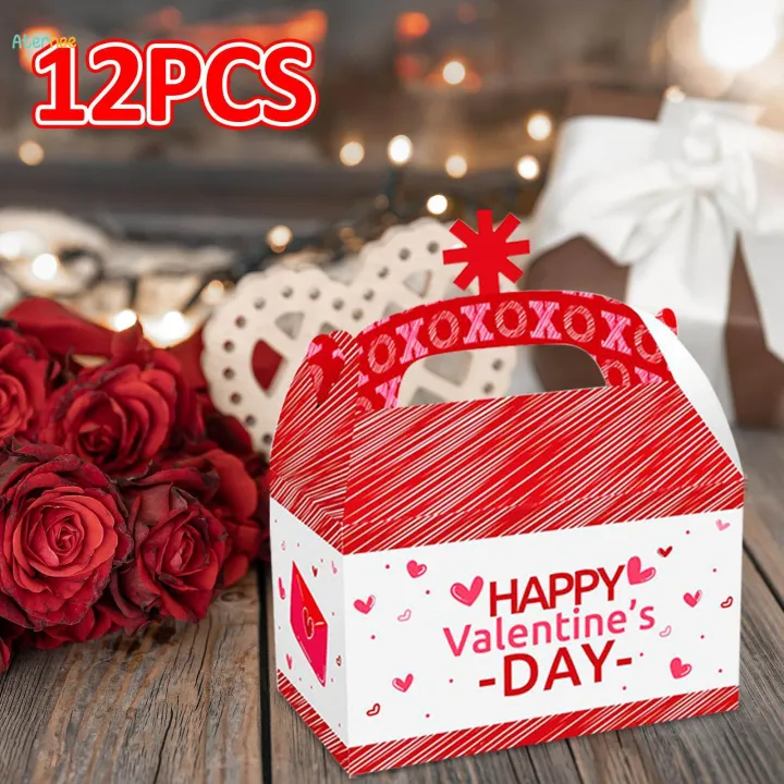 12x%20Valentine's%20Day%20Treat%20Boxes%20Portable%20Paper%20Box%20for%20Dessert%20Cookie%20Sweets%20-%20Image%205