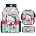 Hello Elementary School Schoolbag Cute Kitty Children's Girls' Backpack KT Cat Lunch Bag.