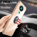 Phone Case Nokia 3.4 Back Cover Soft Clear Transparent Airbag Protection Shockproof Car Magnetic Bracket Ring Caese For Nokia 3.4 Back Cover. 