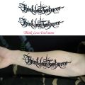 Waterproof Temporary Tattoo Sticker English Sentence only God Can Judge Me Symbol Flash Tatoo Tatto Art for Women Man.