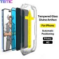 TBTIC One Click Installation Compatible For iPhone 14 Plus 13 12 11 Pro X Xs Max XR Screen Protector With Easy Install Kit Guide Artifact Applicator HD Privacy Full Coverage Screen.