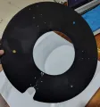 4 pcs Rim Wheel Cover For All Motorcycle Black Colour. 