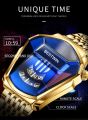 2021 BESTWIN Luxury Brand Sport Military Watch Men Gold Stainless Steel Quartz Waterproof Wrist Watches Clock Relogio Masculino.