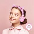 Kids Headphones With Microphone Cute Cat Ear Children Headset For Girls Boys Adjustable Wired Children Headphones Kids Gifts. 