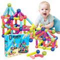 64 pcs Brain Development Magnetic Stick toy for kids. 