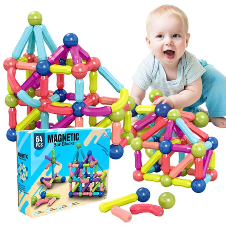 64%20pcs%20Brain%20Development%20Magnetic%20Stick%20toy%20for%20kids%20-%20Image%202