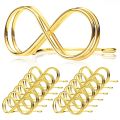 Table Number Holder Stands 12 Pack - Wedding Seating Labels Placecard Clips Photo Picture Cards Display Stand Gold. 