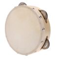 2 Pcs Percussion Rhythm Sticks Children Musical Toy Gift & 1 Pcs 6In Hand Held Tambourine.