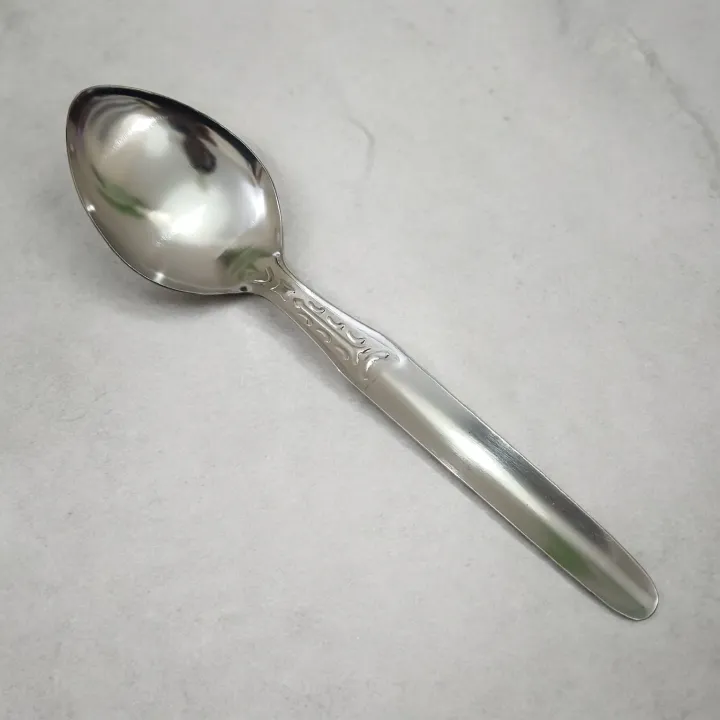 Stainless%20Steel%20Carry%20Serving%20Spoon%20-%209.5cm%20Classic%20Design,%20Multicolor,%20Silver%20Finish,%20Mirror%20Polish%20-%201%20Piece%20-%20Image%202