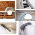 Microfiber Duster with Extension Pole, Extra Long100 inches, Scratch-Resistant Cover, Bendable, Washable, Dusters for Cleaning Roof, High Ceiling, Fan, Furniture.