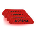 4Pcs Adhesive Car Door Open Reflective Sticker Tape Safety Warning Mark Decal. 