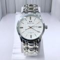 SUCCESS-WAY-261 Wrist Watch For Men High Quality Waterproof Full Stainless Steel Active Day and Date Slim Fitting Fashionable Formal Gents Watch.