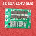 60A 3S BMS Circuit 12V 60A Protection Circuit 12V BMS 60A 11.1V 12.6V 18650 AA AAA Lithium Battery Charger Board. 