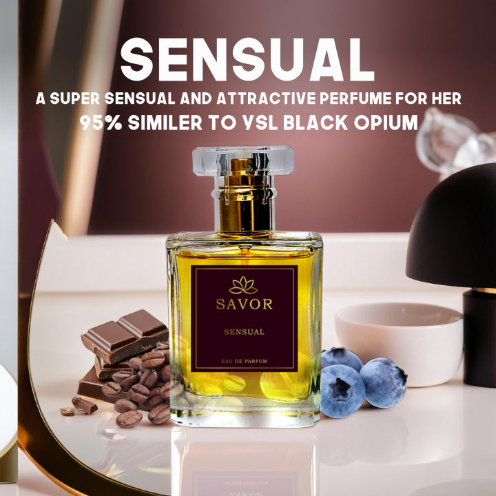 Women's long lasting high quality Perfume by Savor | Sensual By savor