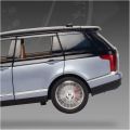 1:24 for Land Rover Range Rover 2022 SUV Alloy Diecast Model Toy Cars Sound Light Car Vehicle Toys for Children Collection Gift (Color : White, Size. 