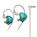 QKZ AK6 PLUS HiFi Earphones Detachable Audio Cable Dynamic Bass Noice Cancelling Sport Gaming Music Headphone AUX.
