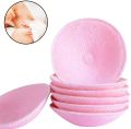 4 pcs BreastPad Washable Reusable Soft Cotton BreastPads, Absorbent Breastfeeding Nursing Pad. 