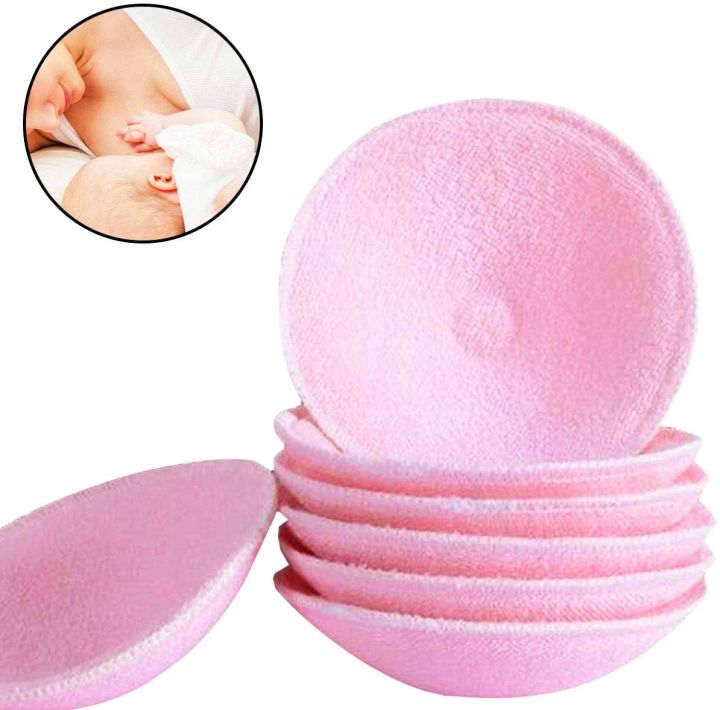 4%20pcs%20BreastPad%20Washable%20Reusable%20Soft%20Cotton%20BreastPads,%20Absorbent%20Breastfeeding%20Nursing%20Pad%20-%20Image%208