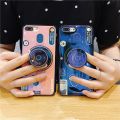 New Phone Case For OPPO A78 4G NFC Cover Camera Cute Cartoon Soft Silicone Couple Stand Anti Drop for OPPO A78 Case. 