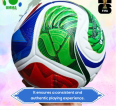 FOOTBALL FIFA World cup - 2026 Sports Match Quality Football is white in color with an Excellent graphics Ball Size 5 Trionda ball.
