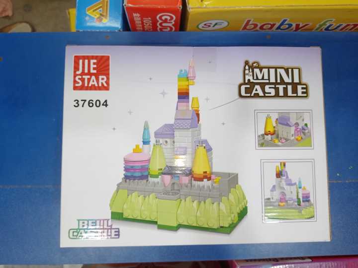 Mini Castle Jie Star Blocks Mini Castle Bell Castle 235 pcs Building Set