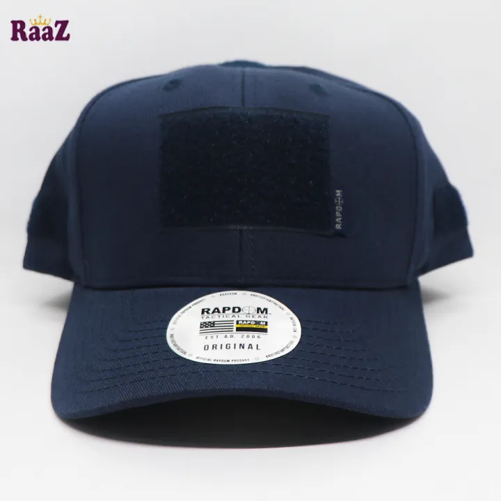 Navy%20Blue%20Tactical%20Operator%20Ripstop%20Cotton%20Baseball%20Cap%20With%20Loop%20Patch%20-%20Image%203