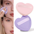 Powder Puff Foundation Cream Blending Cosmetic Candy Color Heart Shaped Puff Makeup Sponge Face.