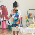 Children's Art Apron Childrens Painting Apron Children Art Smocks With Pocket And Sleeves For Age 3-11 Kitchen Chef Aprons For. 