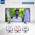 Inova 24 HD Slim Body 4k Supported LED TV - Black. 
