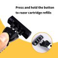 1 Holder + 12 Blades Men's -layer razor blade Manual Shaving For Men Replace Head Comfortable Shaving Blades. 