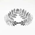 Baroque Golden Leaf Crown Headpiece European and American Golden Leaf Headpiece Hair Ornament Metal Mori Female Personality Hair Crown. 