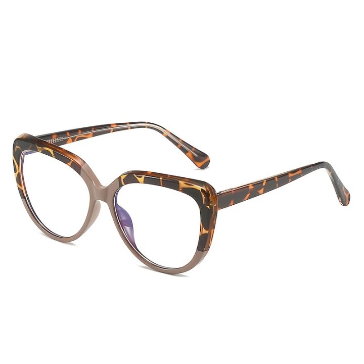 Cat%20Eye%20Color%20Block%20Leopard%20Frame%20Eyeglasses%20Retro%20Clear%20Lens%20Blue%20Light%20Blocking%20Glasse%20-%20Image%205