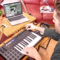 Alesis VI25 - 25 Key USB MIDI Keyboard Controller with 16 Pads, 8 Assignable Knobs, 24 Buttons. 