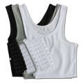 Dream Hunter Casual Breathable Buckle Short Chest Binder Trans Vest Tops Plus Size S 4XL 5XL Breast Tomboy Bra Intimates.