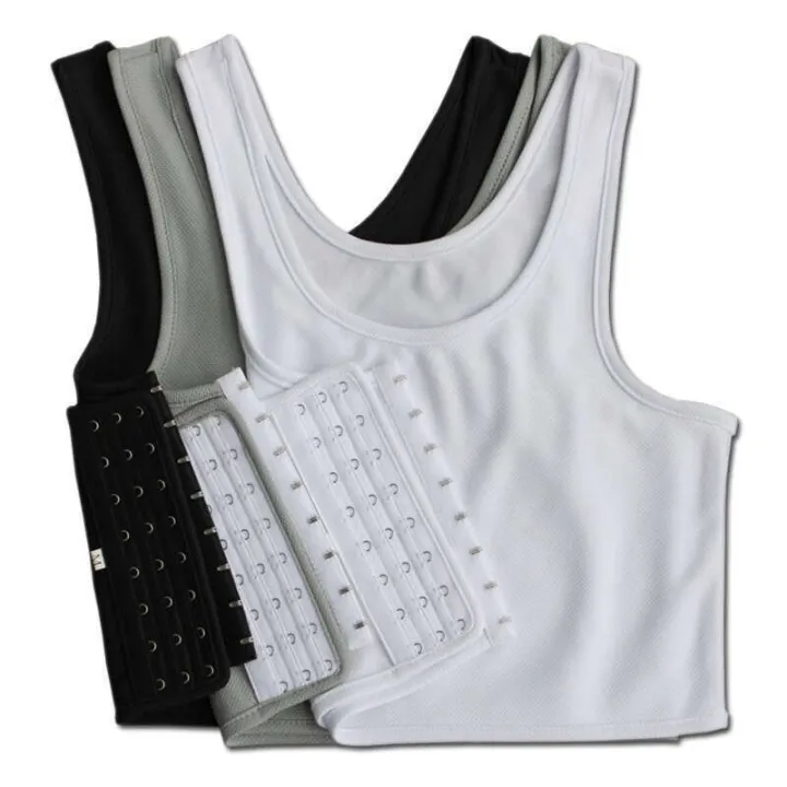 Dream%20Hunter%20Casual%20Breathable%20Buckle%20Short%20Chest%20Binder%20Trans%20Vest%20Tops%20Plus%20Size%20S%204XL%205XL%20Breast%20Tomboy%20Bra%20Intimates%20-%20Image%205