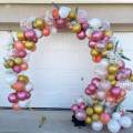 Wedding Arch Backdrop Stand Large Circle Arch 9 Sections. 