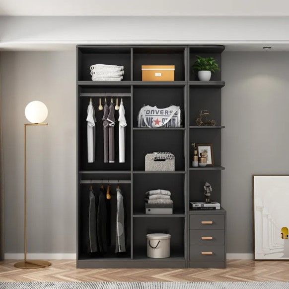 Minimalist%207/4%20Fit%20Sliding%20Door%20with%20Top%20Cabinet%20&%20Side%20Cabinet%20Modern%20House%20Bedroom%20Almirah,%20Clothe%20Shelf%20Storage%20with%20Coat%20Hanger%20Storage%20Wardrobe%20-%20Image%204