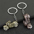 01PCS- New Metal Personality Mini motorcycle Pendant Keychain Bike Key Chain Spinning Key Chain Ring Keyfob Keyring Car Interior Accessories. 
