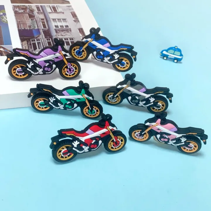 XQ377%20Creative%20Simulation%20Cool%20Motorcycle%20Doll%20Pendant%20Hole%20Shoes%20Decoration%20Accessories%20DIY%20Handmade%20Props%20Accessories%20-%20Image%202